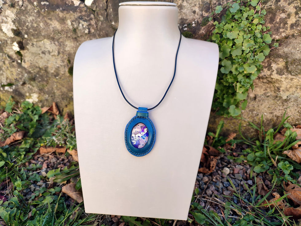 Miniature : Pendentif "Fleurs Galactique"