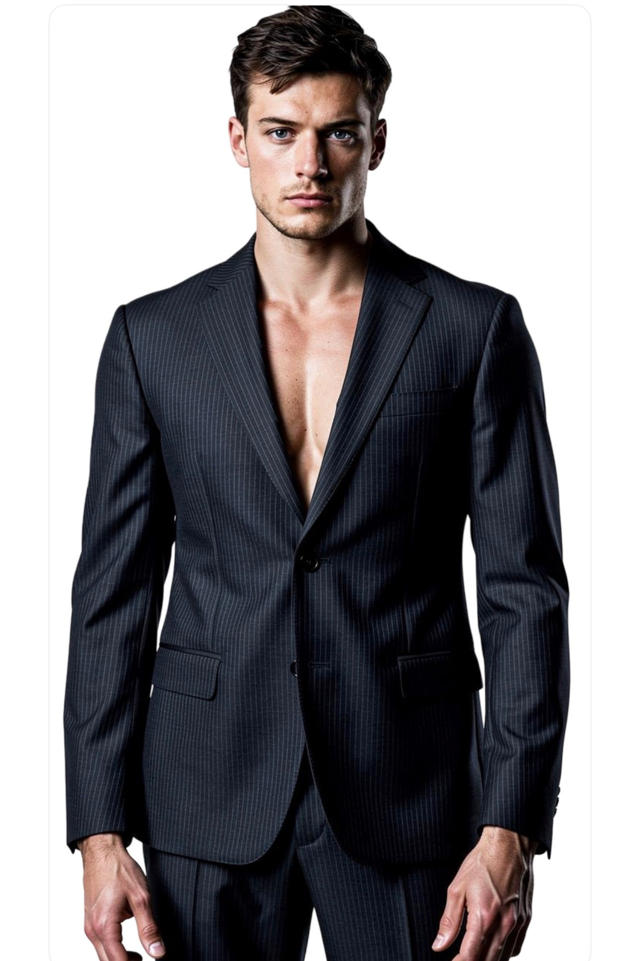 CADINI Two-Piece Lightweight Wool Suit