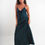 Thumbnail: Sleek Satin V-Neck Maxi – Emerald