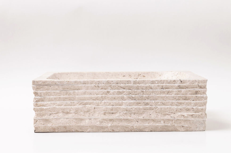 Thumbnail: Rustic Lerdo Marble Vessel Sink