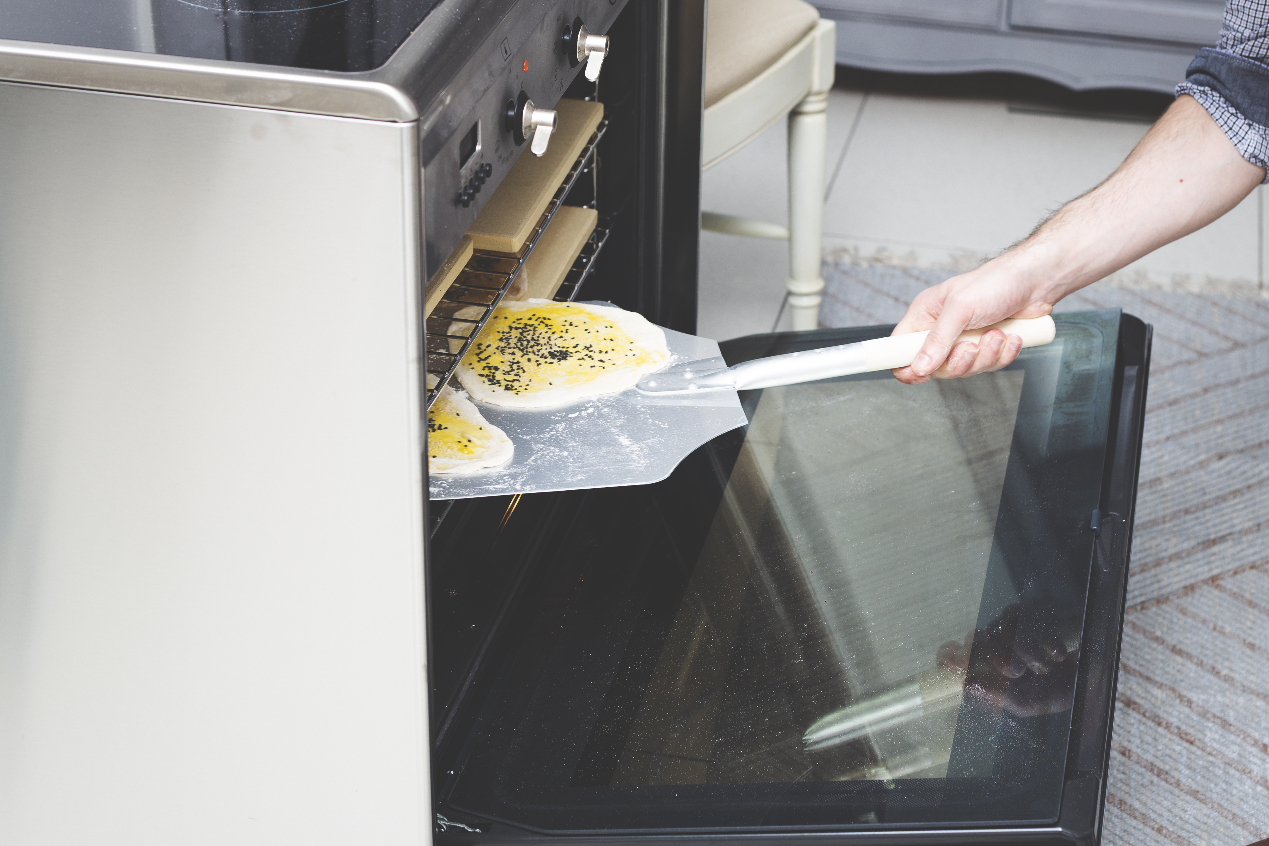Flatbread baking