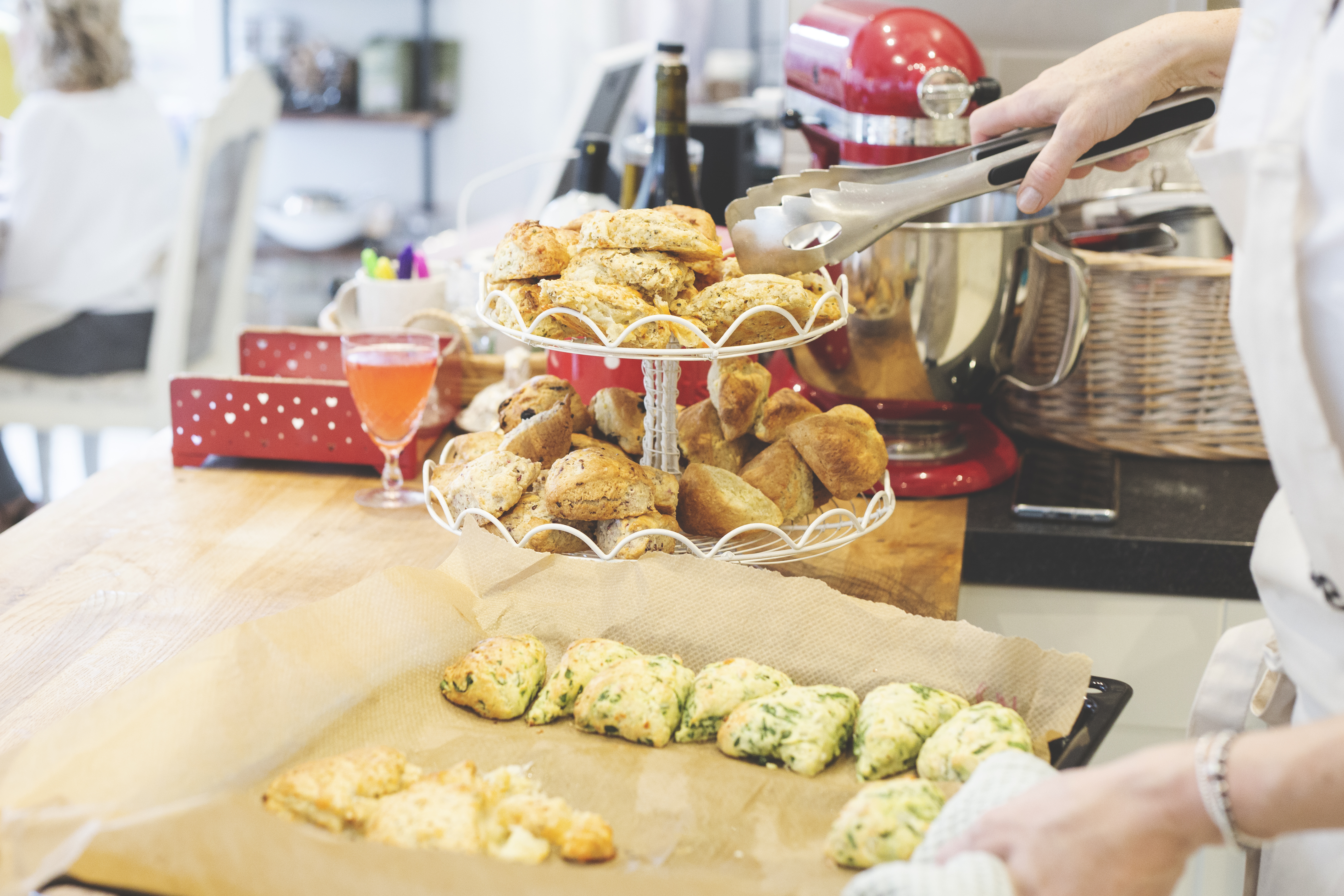 Scone baking