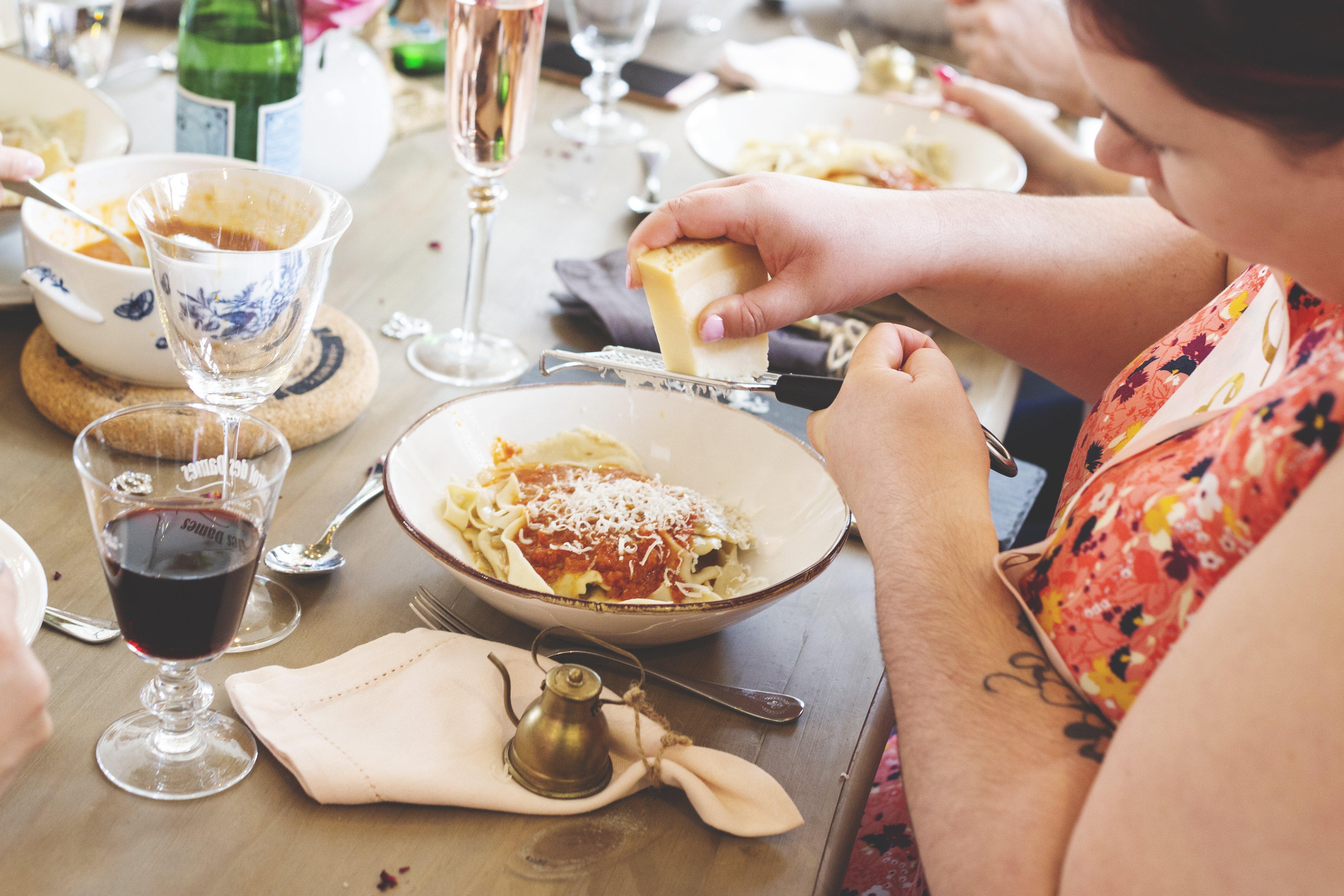 Tomato sauce and extra parmesan