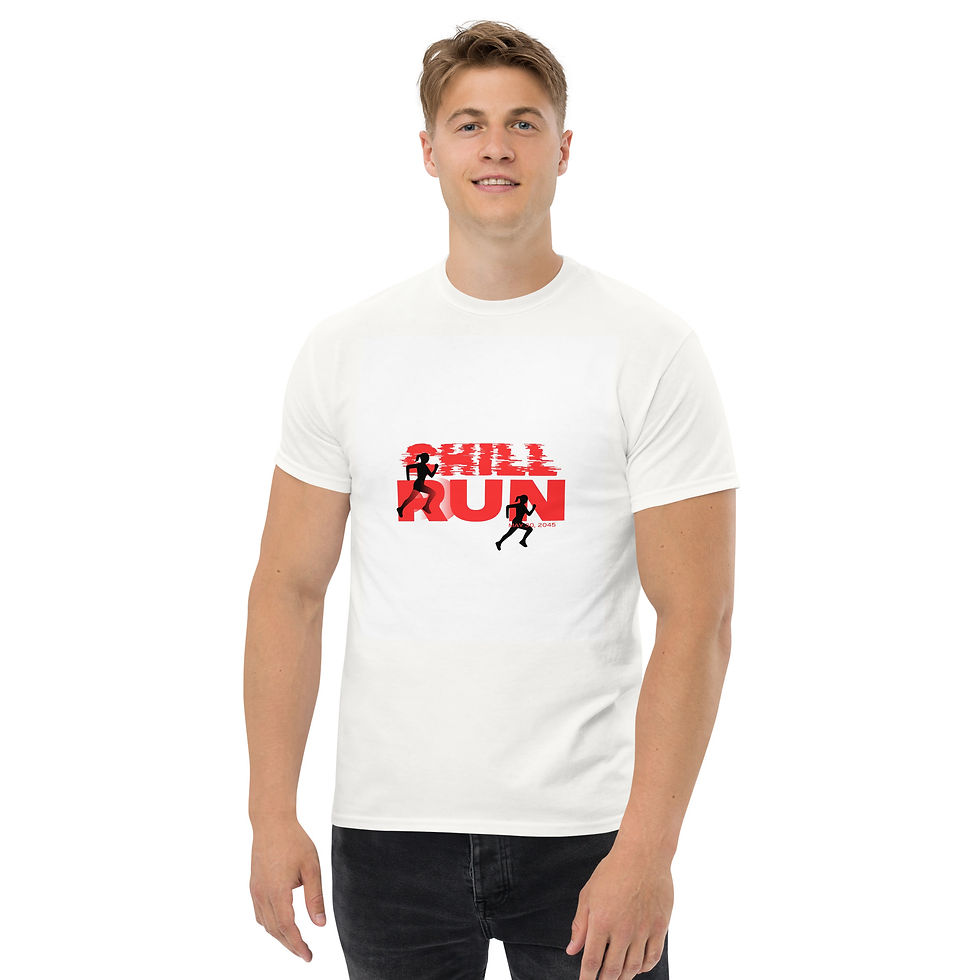 Thumbnail: White Classic crew-neck print Chill Run