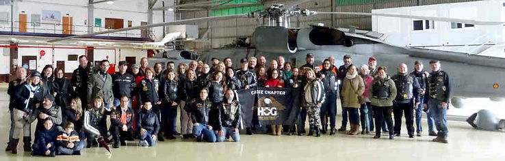 Base de Rota - Fotos de Grupo en los hangares