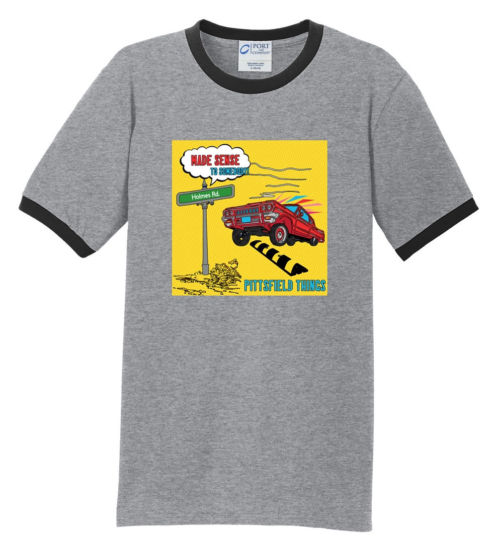 Holmes Rd Speedbump Pittsfield Things Tee (Comic Book Art)