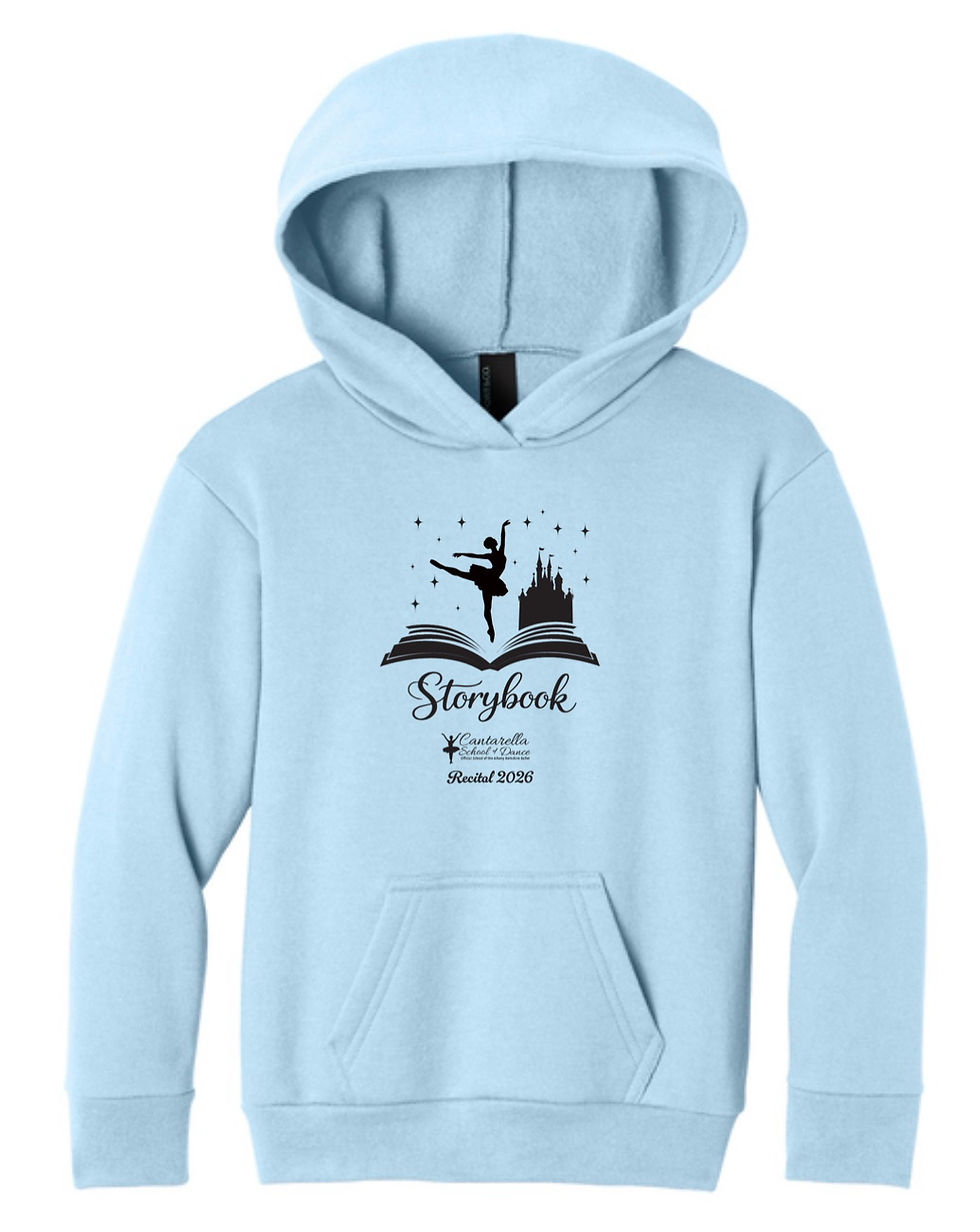 Thumbnail: Cantarella Storybook Recital Youth Hoodie - 1 Color Logo