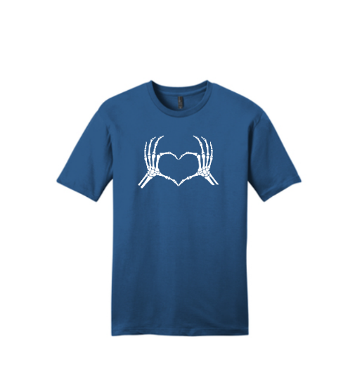 Thumbnail: Men's Full Front Skeleton Heart Tee