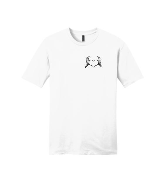 Thumbnail: Men's Left Chest Skeleton Heart Tee