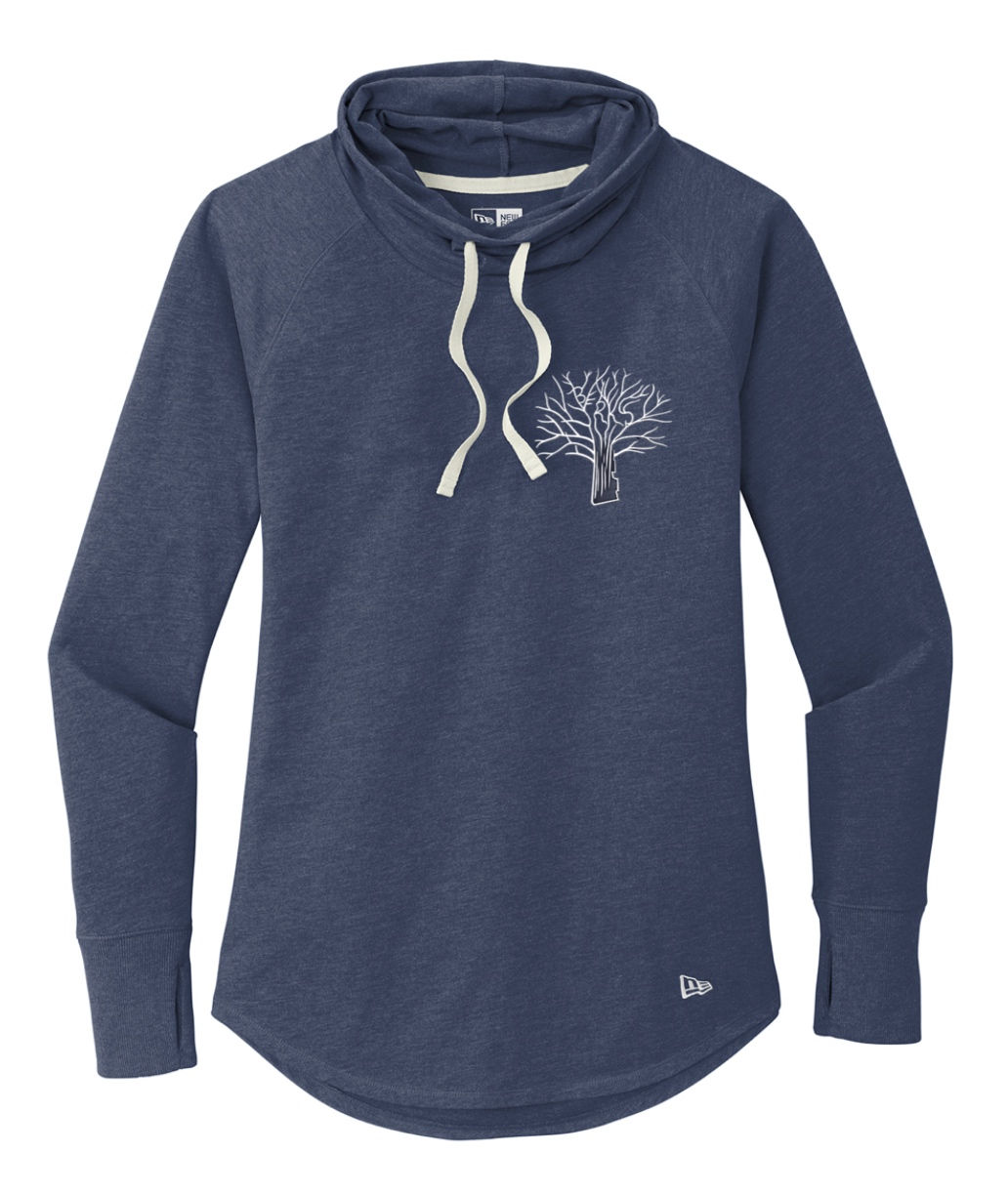 Berk Tree Ladies  Cowl Neck Shirt