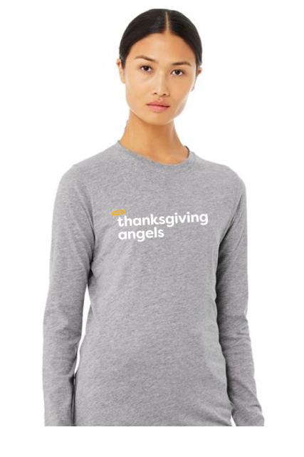 Thumbnail: Women's Thanksgiving Angels Long Sleeve Tee
