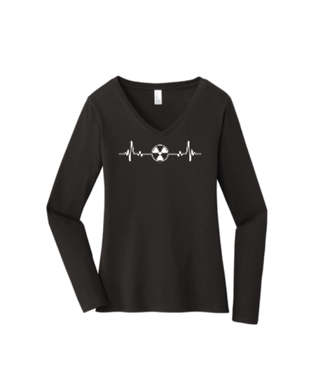 Thumbnail: Women's Full Front Radiation Heartbeat Long Sleeve