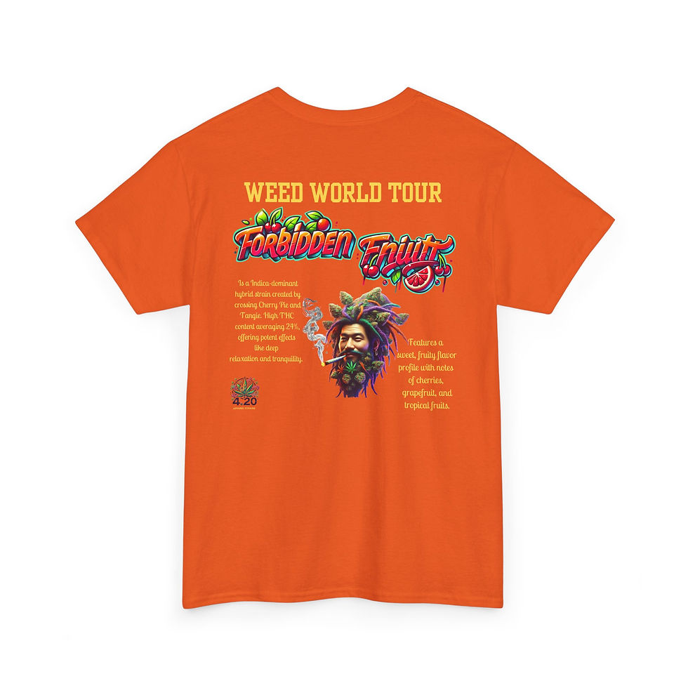 Thumbnail: 4.20 Apparel Strains Forbidden Fruit Design - Graphic Tee