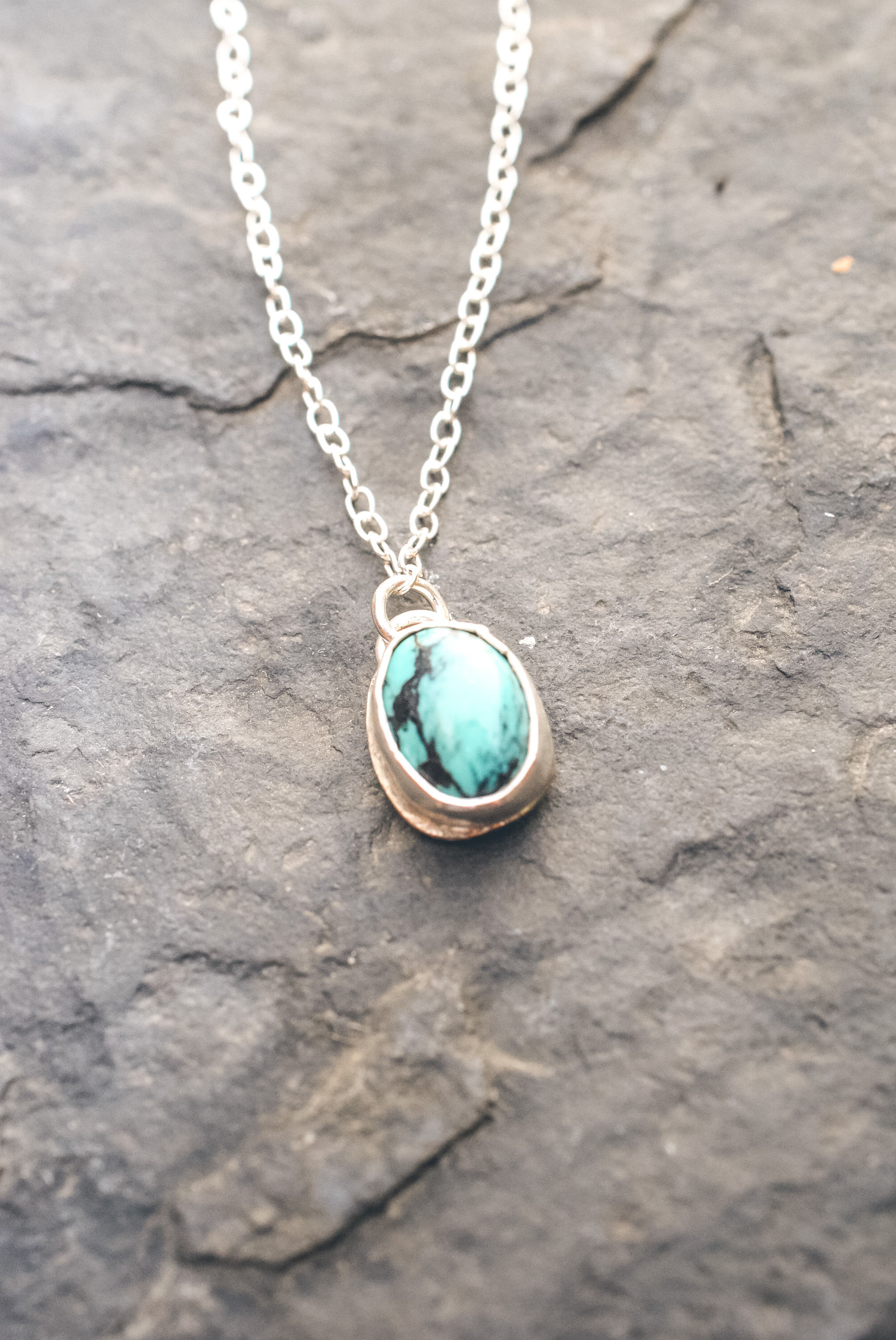 Tiny Turquoise Neckalce 