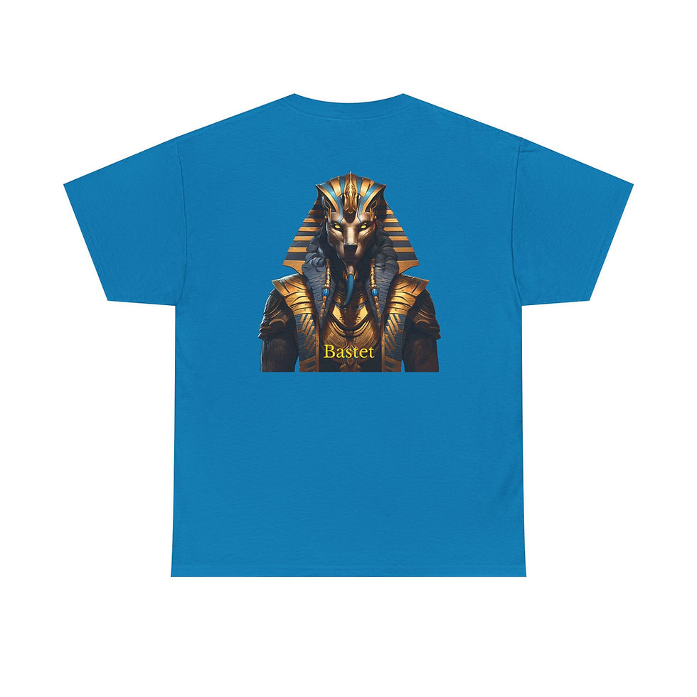 Thumbnail: Divine Threads Bastet Design Unisex Heavy Cotton Tee