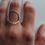 Thumbnail: Hammered Oval Ring