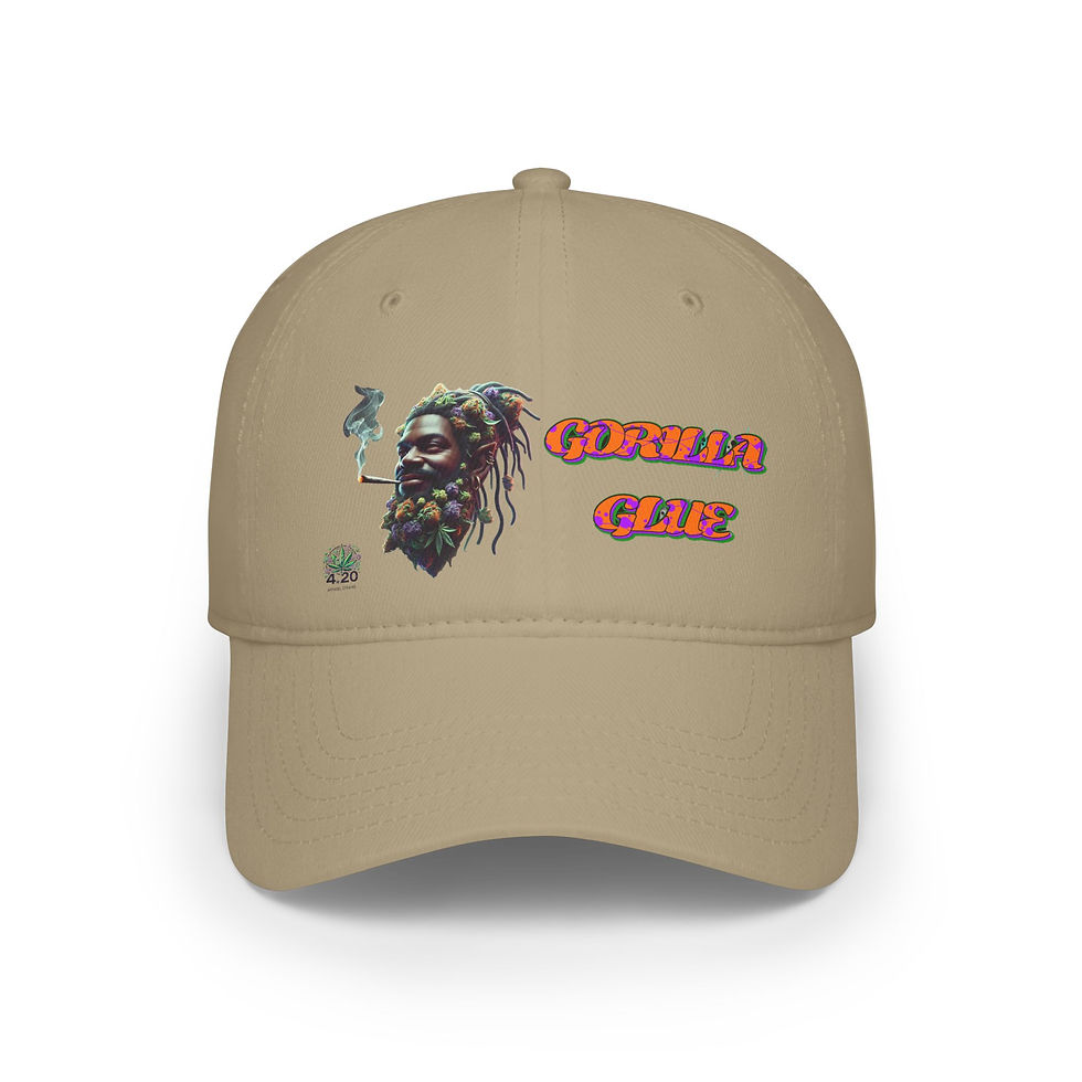 4.20 Apparel Strains Gorilla Glue Low Profile Baseball Cap