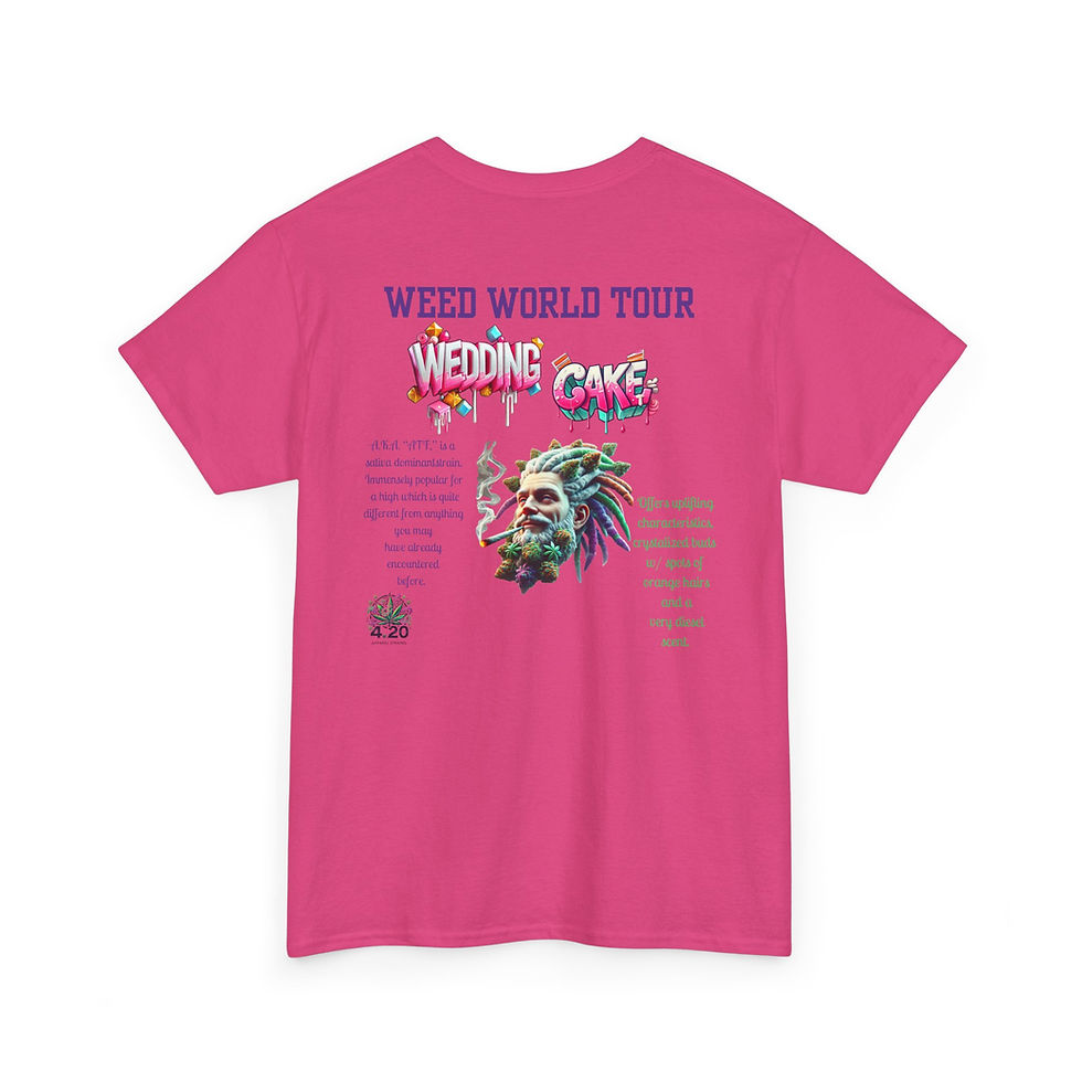 Thumbnail: 4.20 Apparel Strains Wedding Cake Design - Graphic Tee