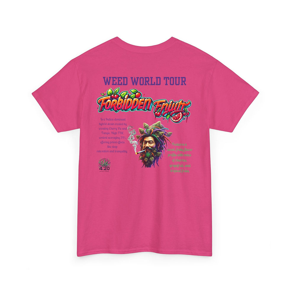 Thumbnail: 4.20 Apparel Strains Forbidden Fruit Design - Graphic Tee
