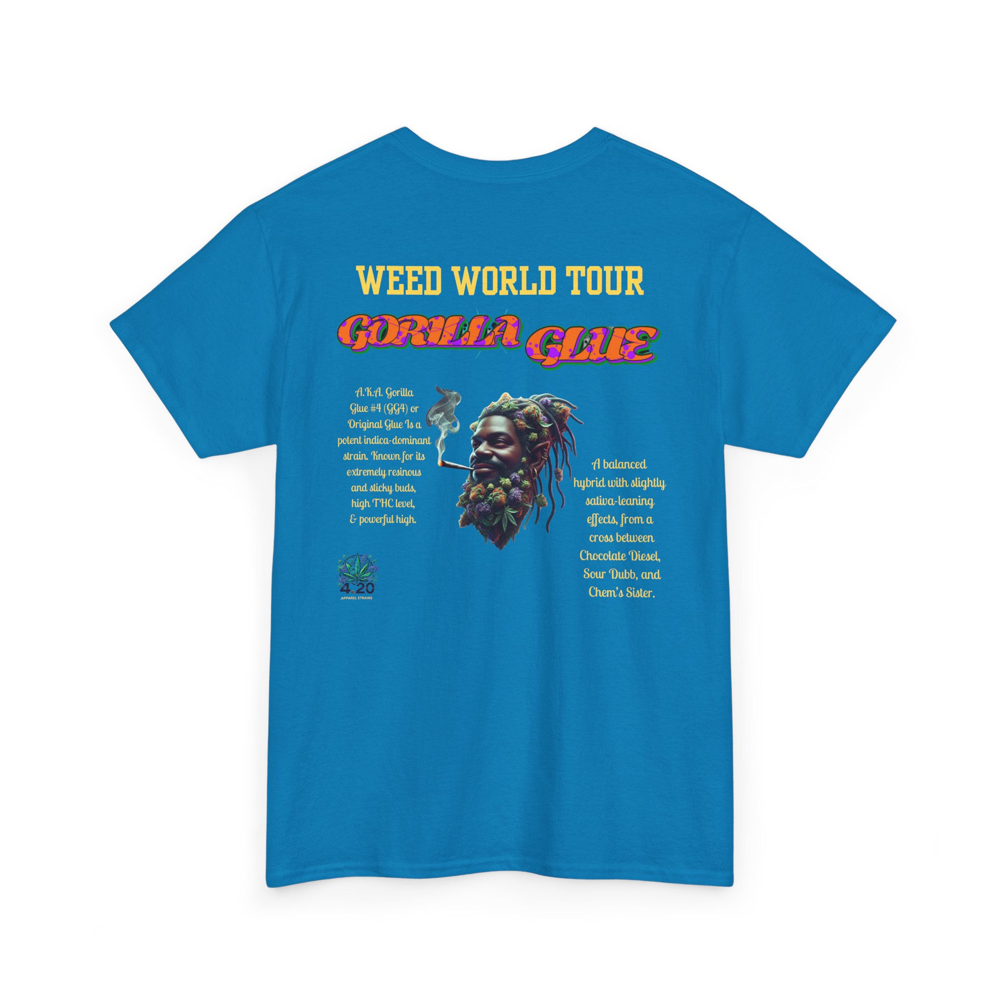 4.20 Apparel Strains Gorilla Glue Design - Graphic Tee