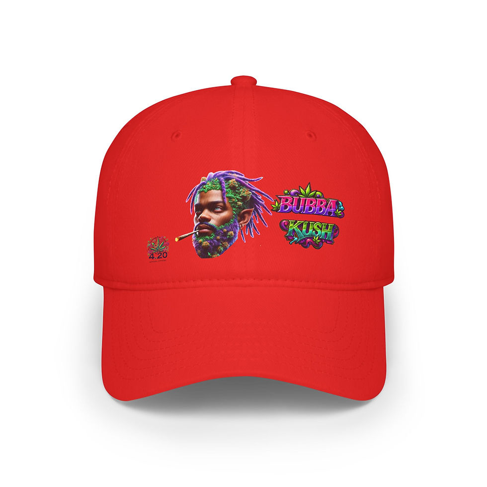 Thumbnail: 4.20 Apparel Strains Bubba Kush Low Profile Baseball Cap