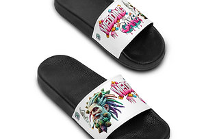 4.20 Apparel Strains Wedding Cake Design for Men Slide Sandals