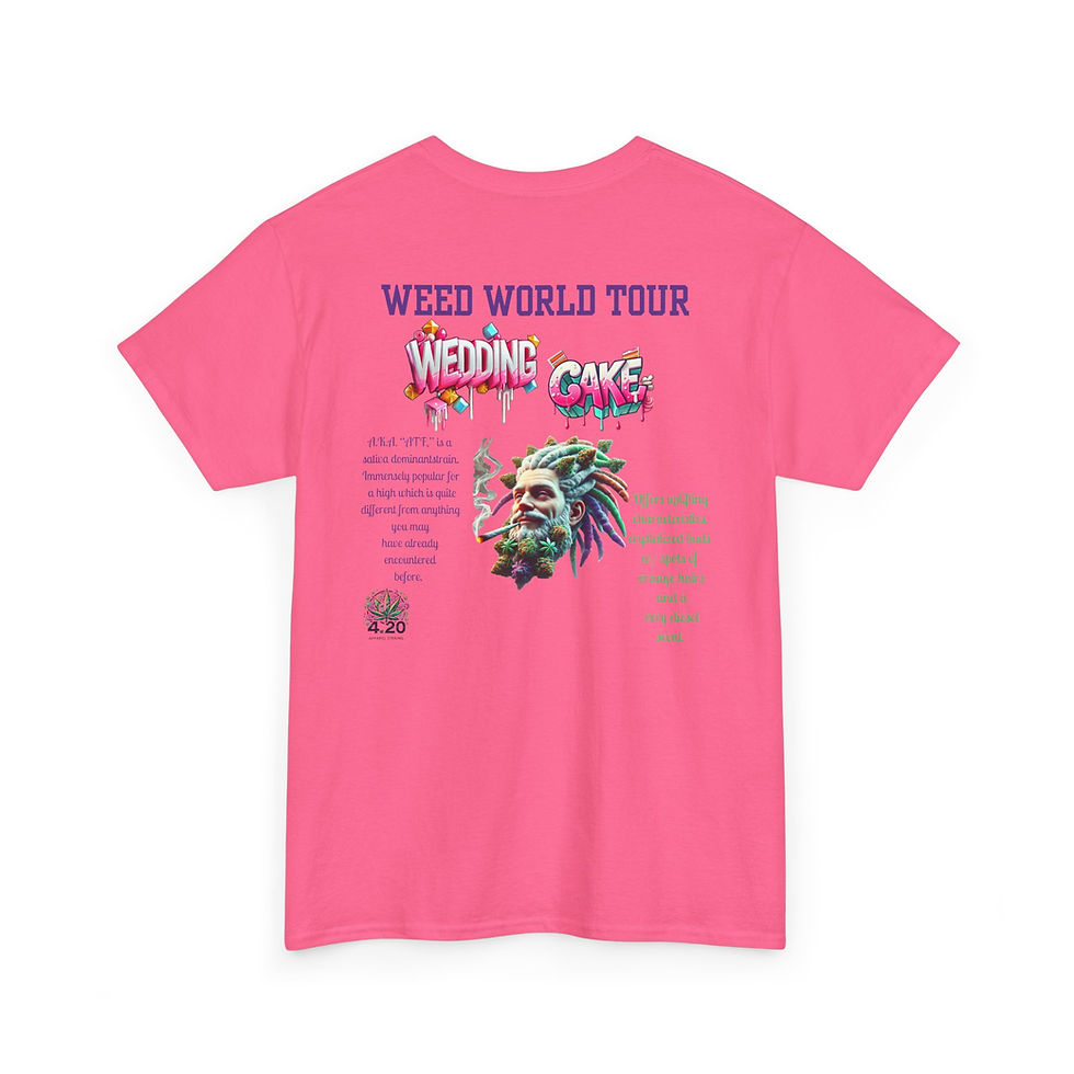 Thumbnail: 4.20 Apparel Strains Wedding Cake Design - Graphic Tee