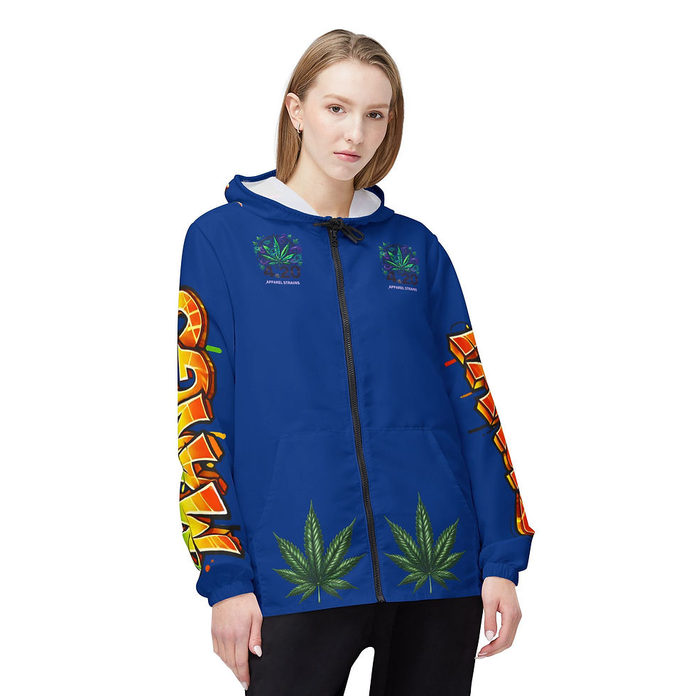 Thumbnail: 4.20 Apparel Strains Mango Tango Windbreaker Jacket