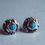 Thumbnail: Textured Turquoise Studs