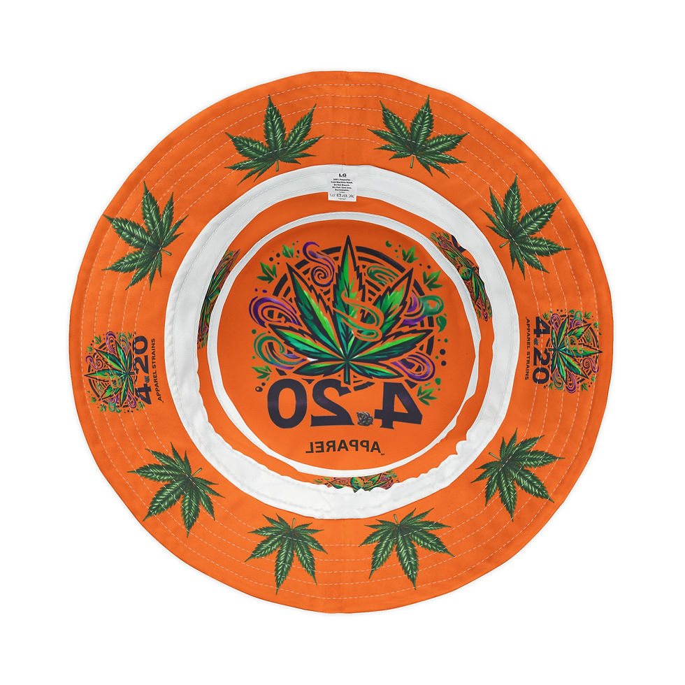 Thumbnail: 4.20 Apparel Orange Bucket Hat