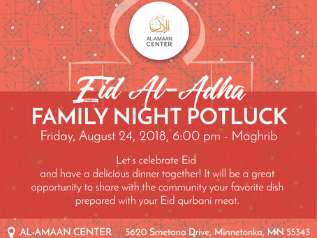 Eid Al-Adha Potluck