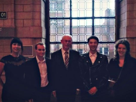 Onze oud-leerlingen strijkers spelen voor de president van Europa!