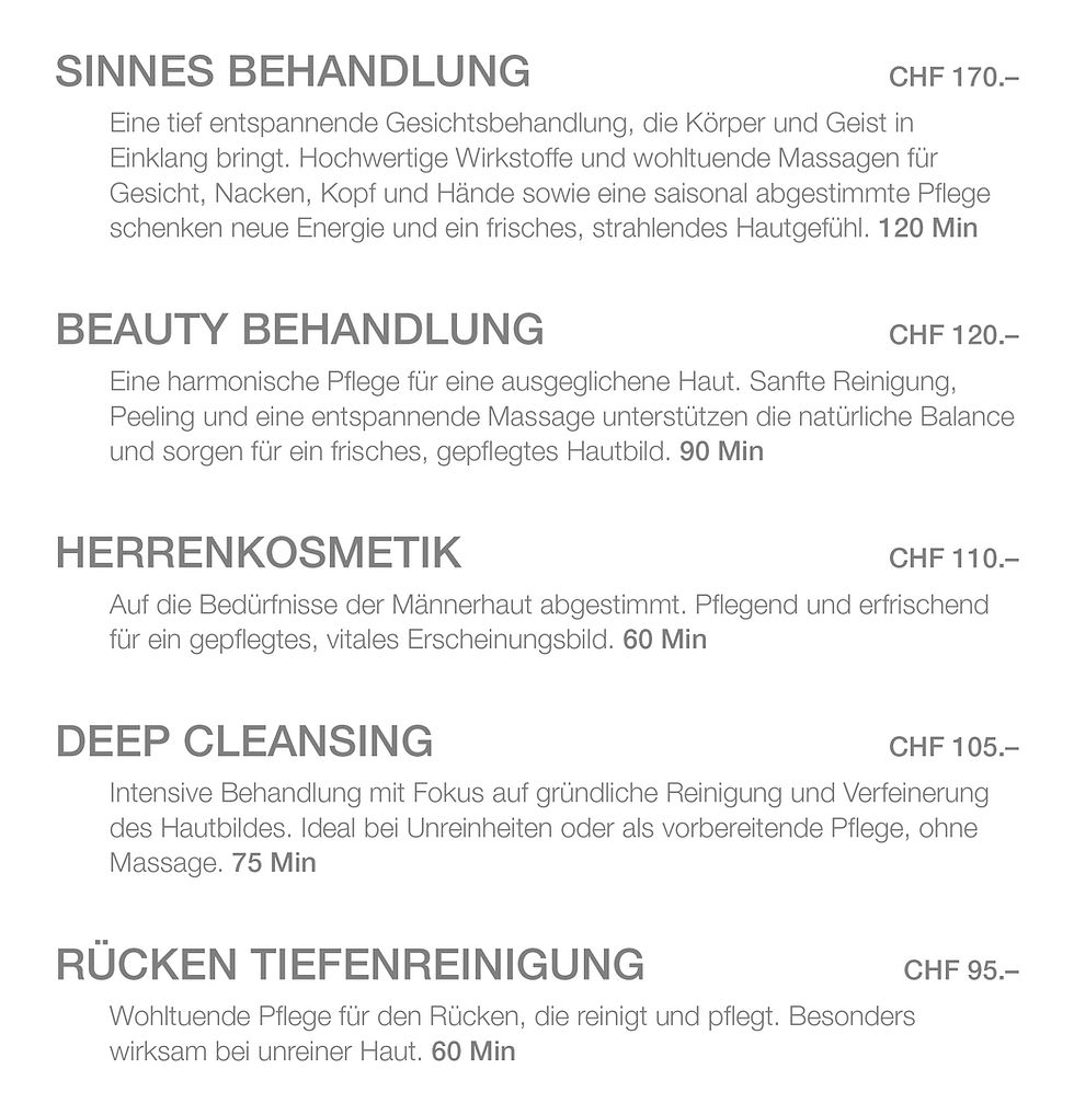 Gesichtsbehandlungen für Sie & Ihn