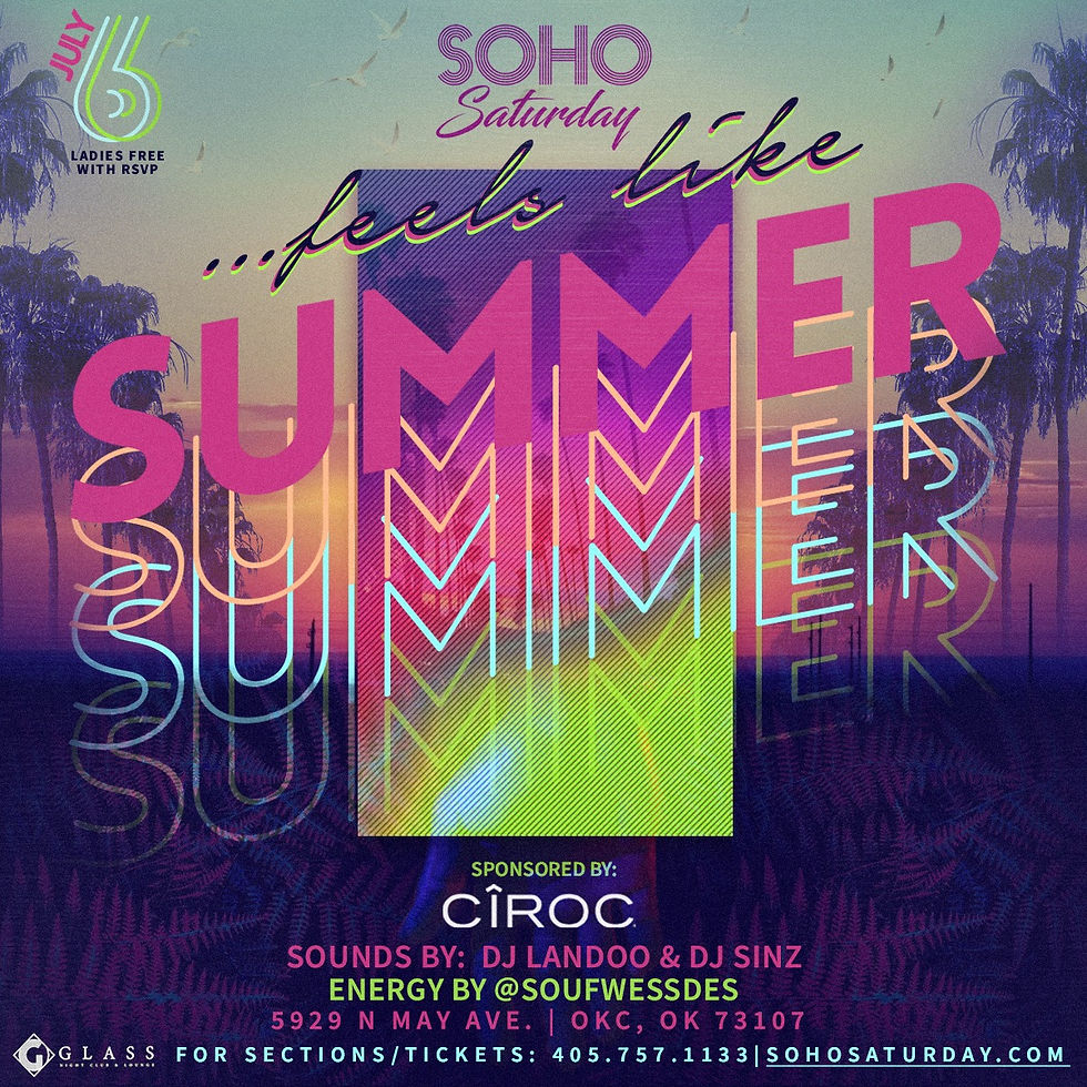 SoHo Saturday presents “Feels Like Summer!”