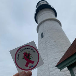 Maine Cape Elizabeth Portland Head Light Sticker Close 066