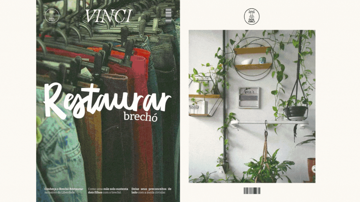 GIF Revista Restaurar Brechó - Larissa Coelho