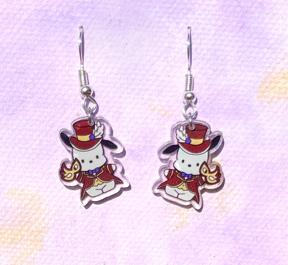 Masked Pochaco Earrings