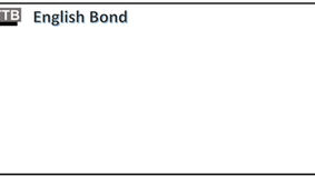 Recap Video: English Bond 