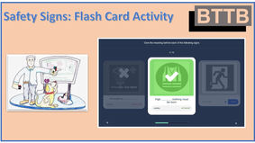 Safety Sign Flash Card Activity (H5P)