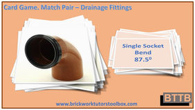 6. BTTB Drainage Fittings - match pair card game