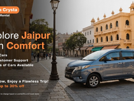 Innova Crysta Car Rental in Jaipur – Price, Booking & Best Services