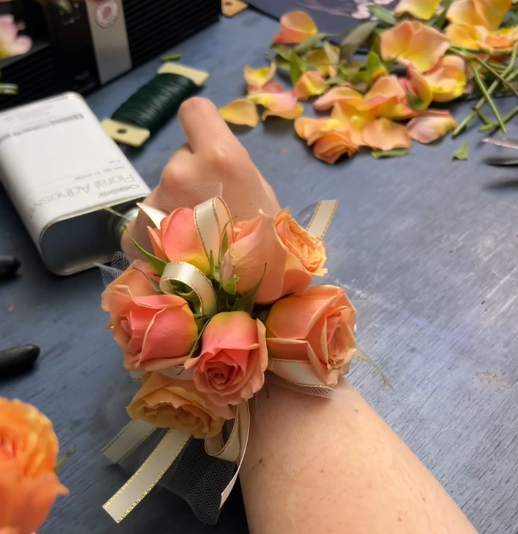 add a second layer of flowers where needed