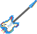 Arcade Music Fest guitar logo