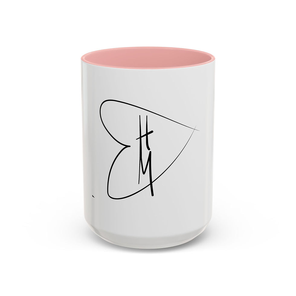 Thumbnail: Elegant Heart Signature Coffee Mug - 11 oz & 15 oz