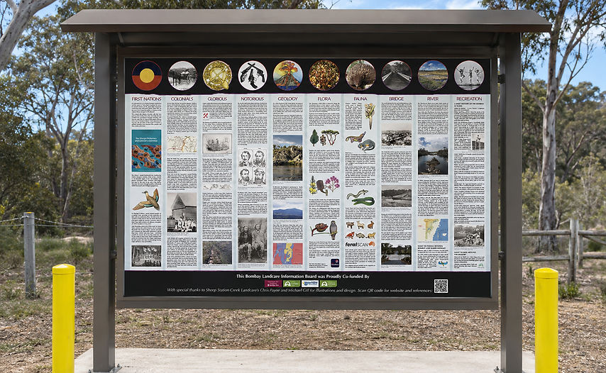Second side of the Bombay Reserve Information Board