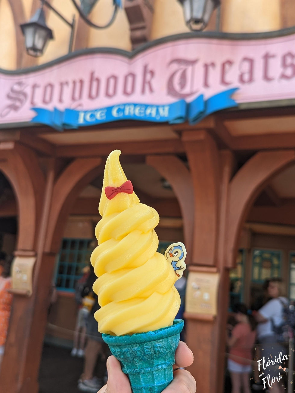 sorvete da branca de neve no magic kingdom