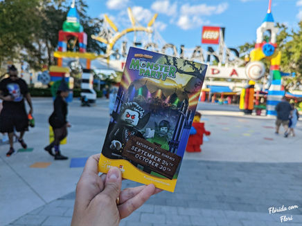 Como é o Halloween no parque Legoland?