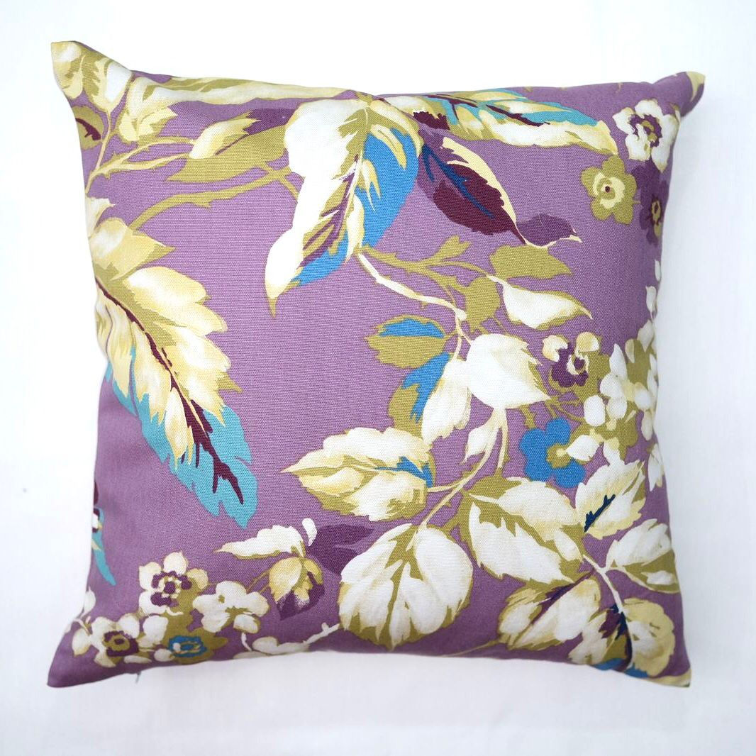 Funky Retro Botanical Cushion Cover