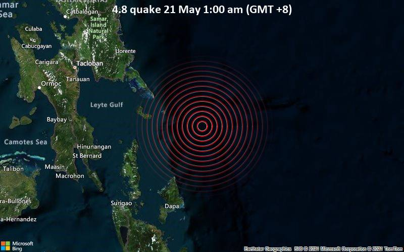 Magnitude 8 earthquake today philippines