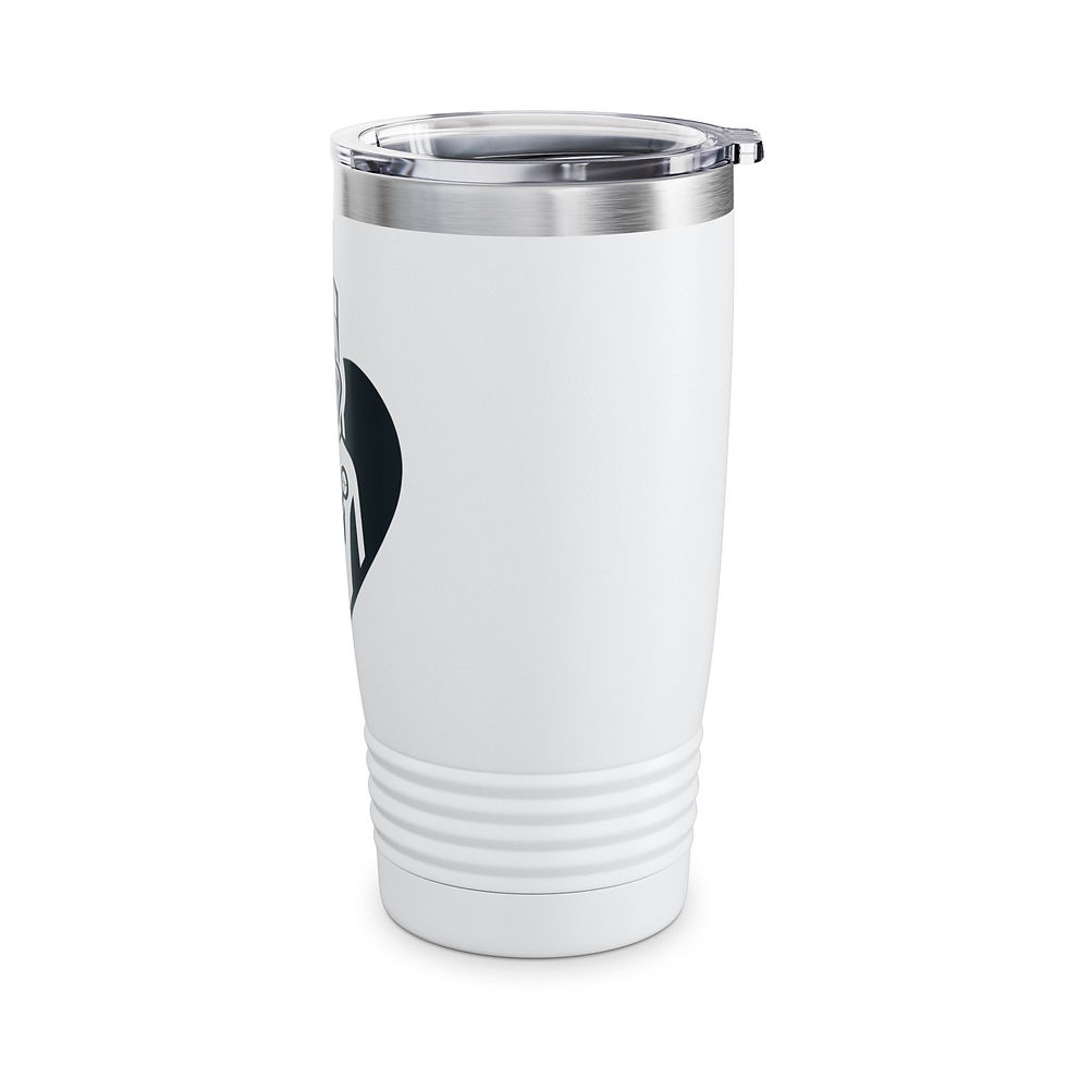 Thumbnail: Caring Nurse Ringneck Tumbler - 20oz Insulated Travel Mug